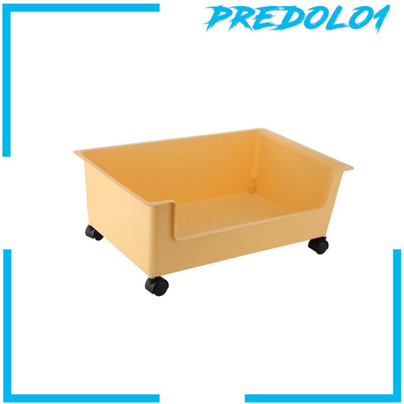 [Predolo1] Kotak File Dengan Roda Oversized Wadah Penyimpanan Untuk Closet Kantor Kamar Anak