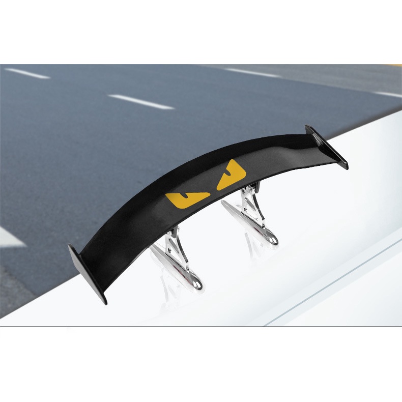 Sirip Ekor Mini carbon fiber Untuk Mobil, Sirip Ekor Kecil non Bolong Untuk Mobil