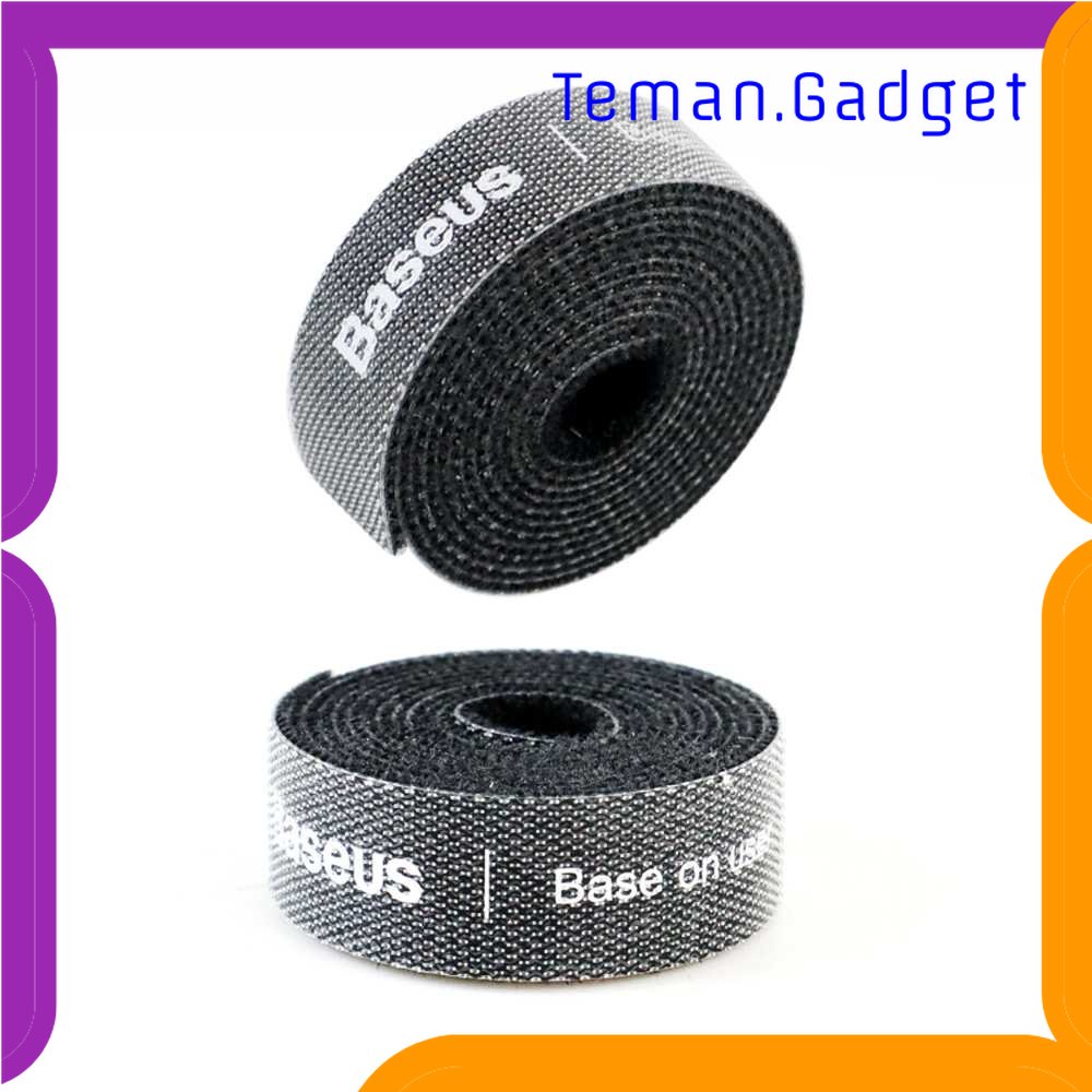 TG - ATK Baseus Cable Management Velcro Strap 1 Meter x 14 mm - ACMGT-E01