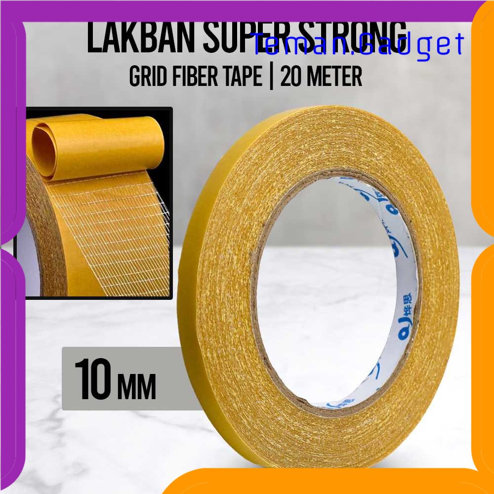 TG - ATK YX Lakban Super Strong Grid Fiber Tape 20 Meter - SQ20M