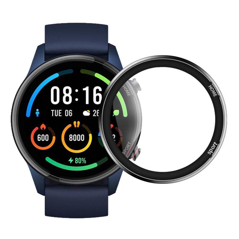 3d For Xiaomi Watch Color Band2 4 5 7 S1 S2 Pro Sports 42mm 46mmProtection Film Full Coverage Lembut Film Pelindung Layar Untuk Redmi Poco Watch 2 Lite Bukan Kaca