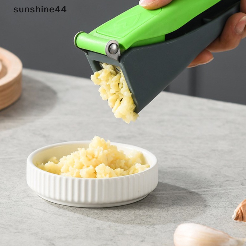 Sunshine Garlic Press Chopper Slicer Hand Presser Penggiling Penghancur Alat Dapur ID