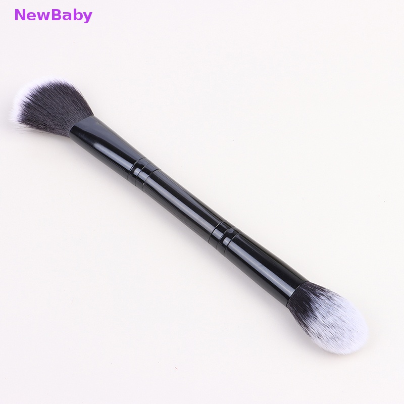 Newbaby Double Head Makeup Brushes Face Contour Brush Alat Makeup Brush Blush Rambut Lembut ID
