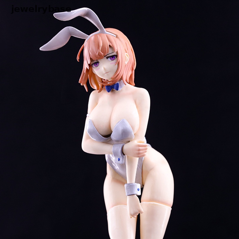[jewelrybase] 1pc 23cm Putih Bunny Girl Sexy Anime Figure Bunny Girl Action Figure Model Mainan Butik