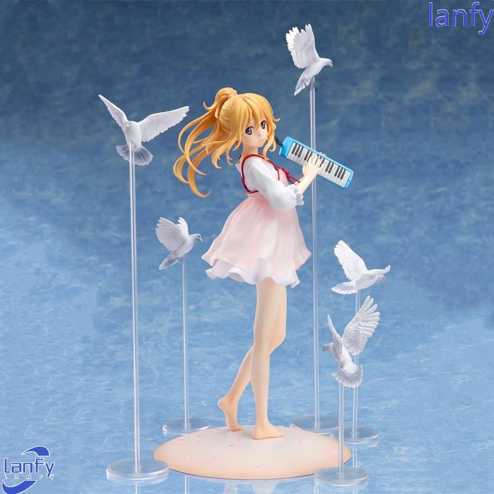 Lanfy Action Figure Anime Kaori Miyazono April Is Your Lie Bahan Pvc Untuk Dekorasi Mobil