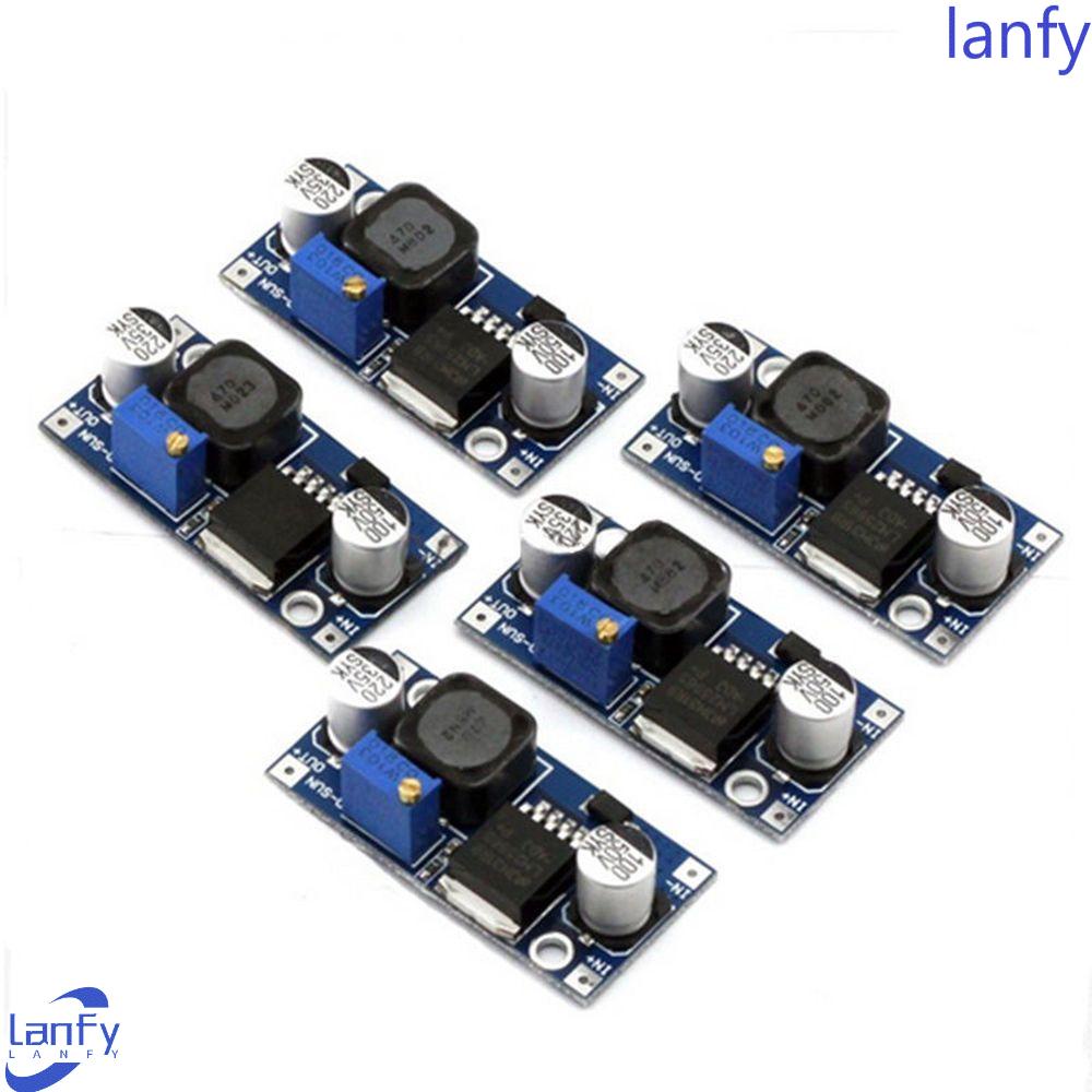 LANFY LM2596S Voltage Regulator Hot Inverter Module DC-DC New Supply Durable Buck Converter 1.5-35V Power/Multicolor