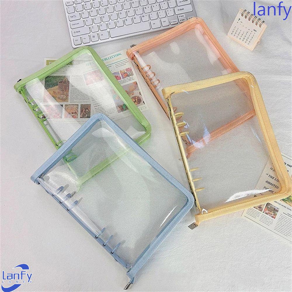 Lanfy Zipper Binder Alat Tulis Kantor Koleksi Buku album Foto Photo Card Handbook Binder Organizer