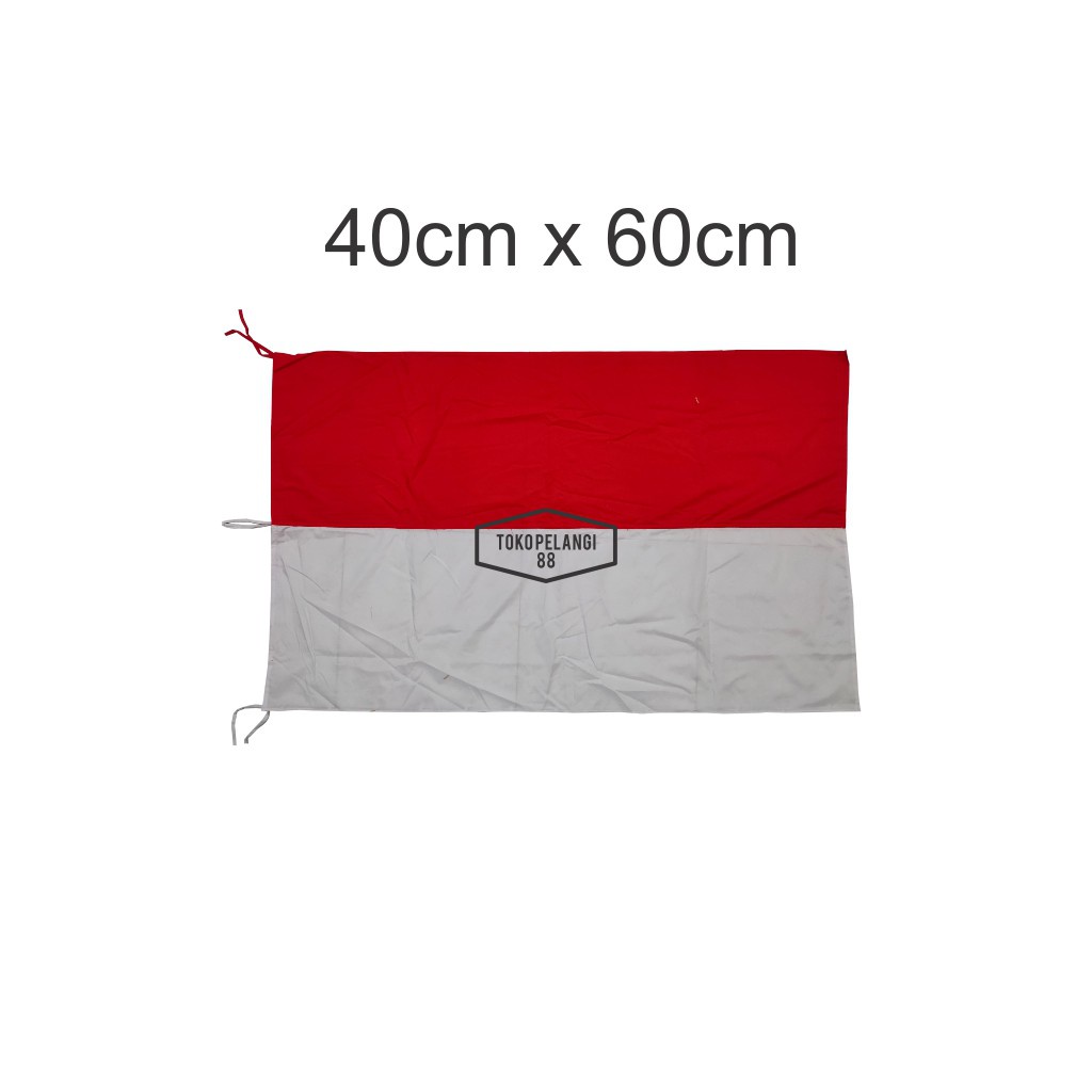 Bendera Merah Putih Bendera Indonesia Satin Peles Murah 40x60cm | 60x90cm | 80x120cm | 90x135cm