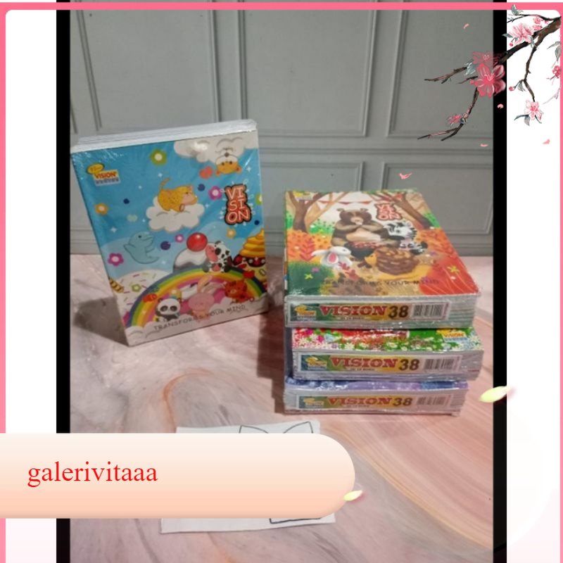 

Buku Tulis Vision 38 Halaman 1 Pak isi 10