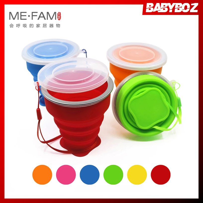 BBM - PREMIUM IMPOR Gelas Lipat Silikon Foldable 200ml FOLDABLE SILICONE CUP MUG