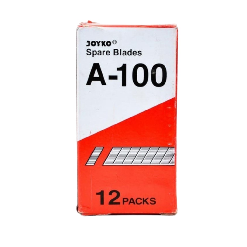

REFILL ISIAN CUTTER JOYKO A-100 / JOYKO ISI CUTTER KECIL / REFILL PISAU CUTTER / BLADE REFILL JOYKO A-100 / SPARE BLADE KATER KECIL JOYKO