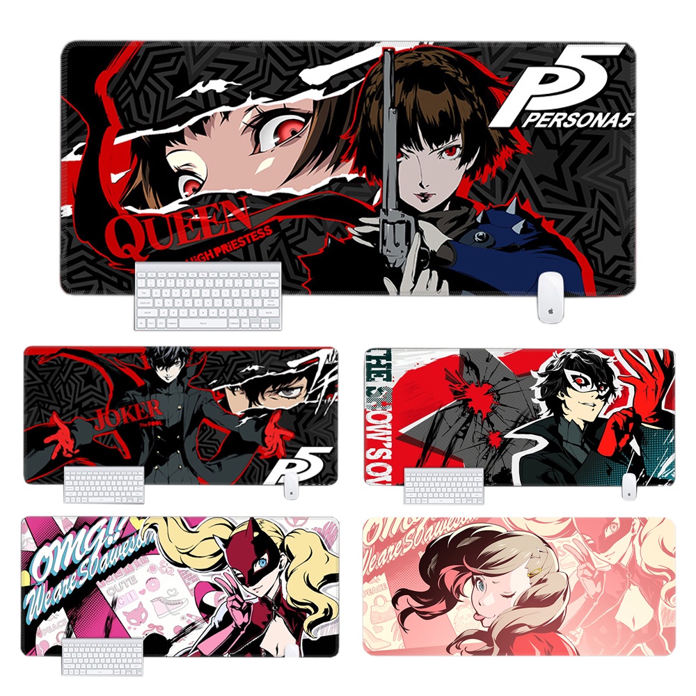 Persona 5alas Mouse Keyboard Game Khusus Alas Meja Mouse Pad Non slip