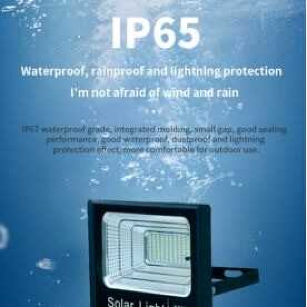 OOBEST Lampu Dinding Solar Sensor Cahaya Waterproof 100 LED Cool White - OB100