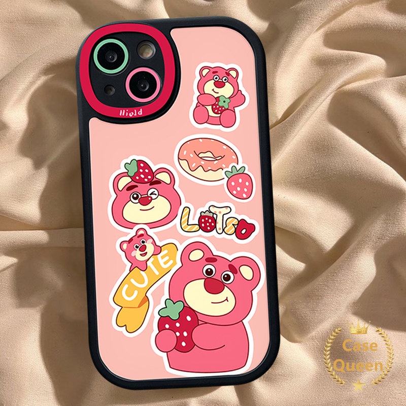 Cute Cartoon Toy Story Alien Casing for Infinix Smart 5 6 Hot 10s 10 10T 11s 9 11 Play Note 8 Hot 10s 11 11s 10 Lite 10T Cute Rose Red Strawberry Bear Lotso Shockproof Soft Case