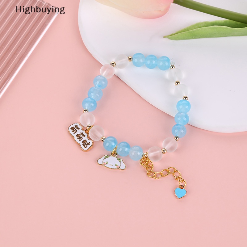 Hbid Sanrioed Kuromi Hellokitty Mymelody Cinnamoroll Lucu Kartun Pasangan Rambut Tali Gelang Gadis Mahasiswa Pasangan Hadiah Tangan String Hadiah Glory