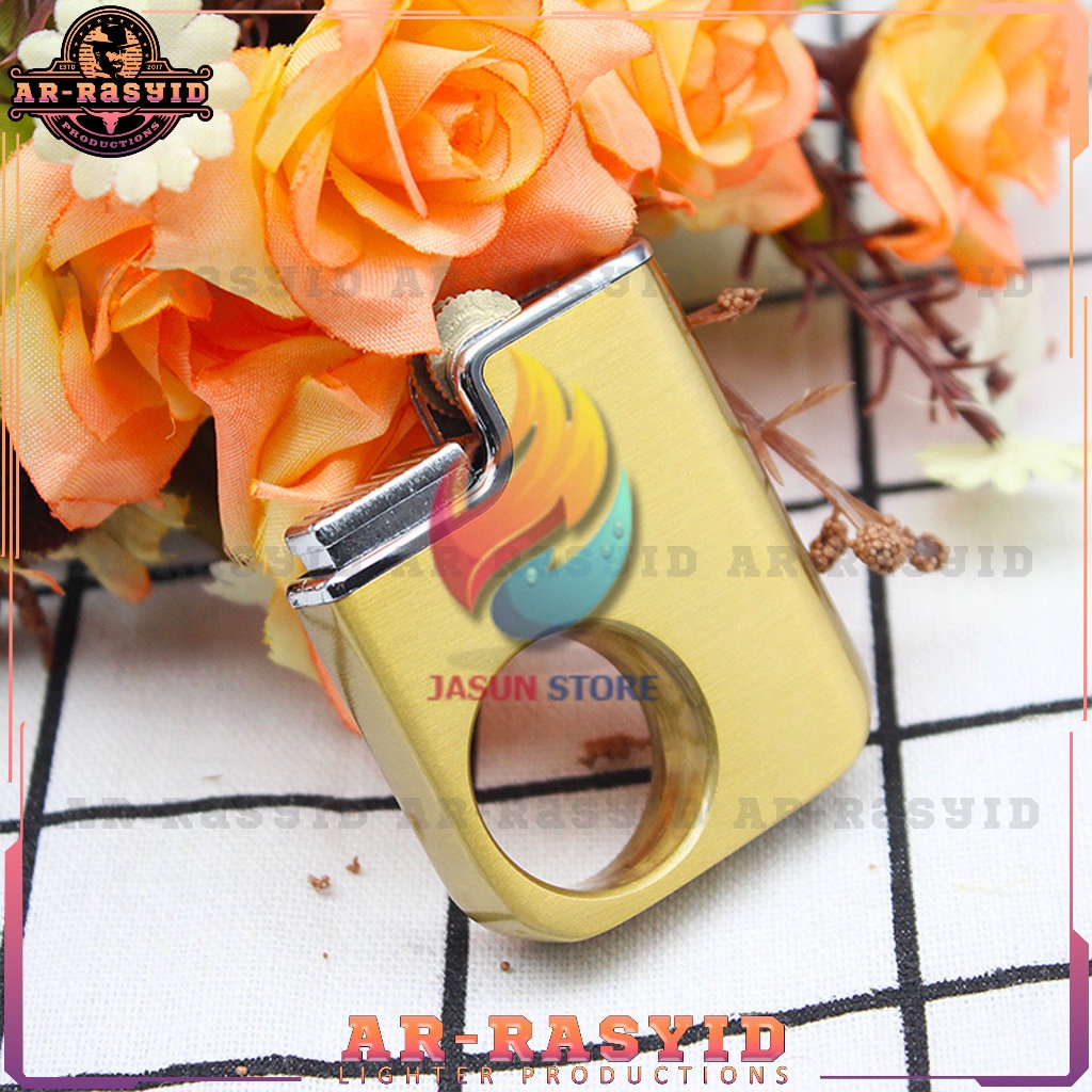 BISA COD! Korek Api Roda Api Gas Fun Ring Flame Lighter YC-310 TERBARU