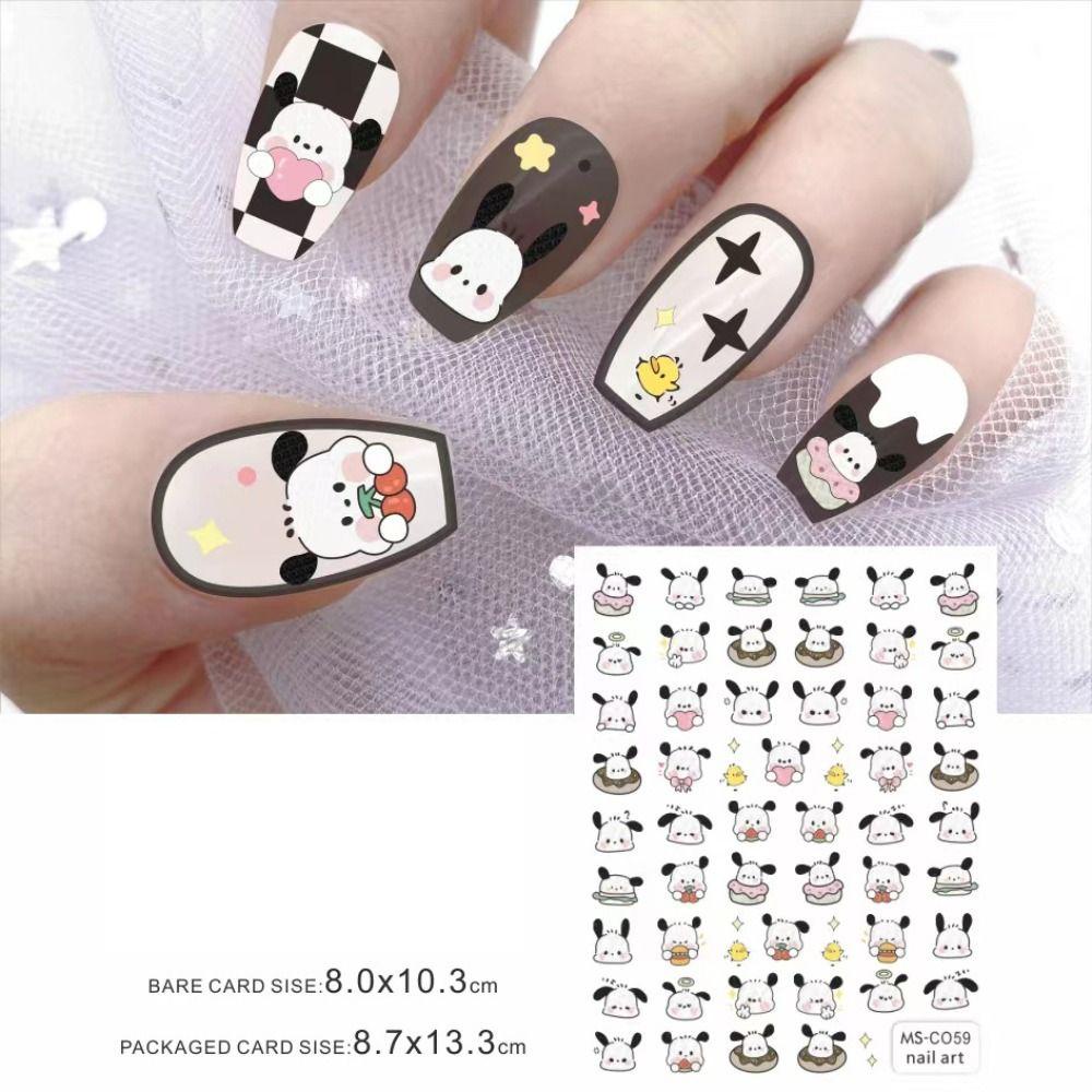 Mxbeauty Stiker Kuku Dengan Lem Belakang Kartun Kuromi Sailor Moon Kiki Jasa Titip Cinnamoroll Nail Art Dekorasi
