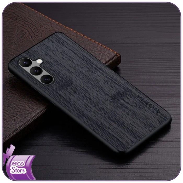 Casing Samsung A24 A 24 Bamboo Leather Case Back Cover Samsung A24