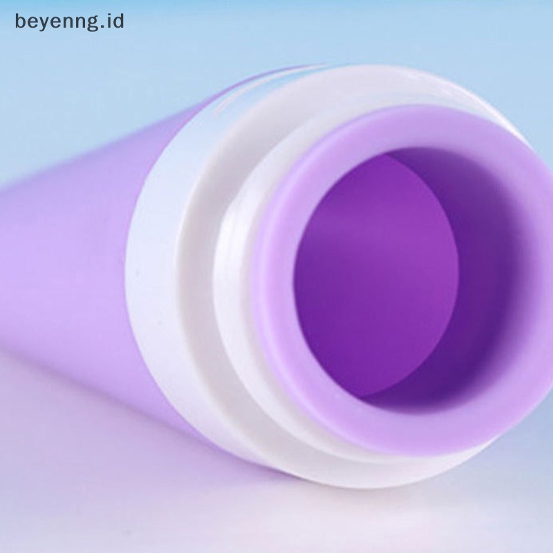 Beyen 1pc 60/90ML Silikon Botol Isi Ulang Kosong Travel Portable Packing Tekan ID