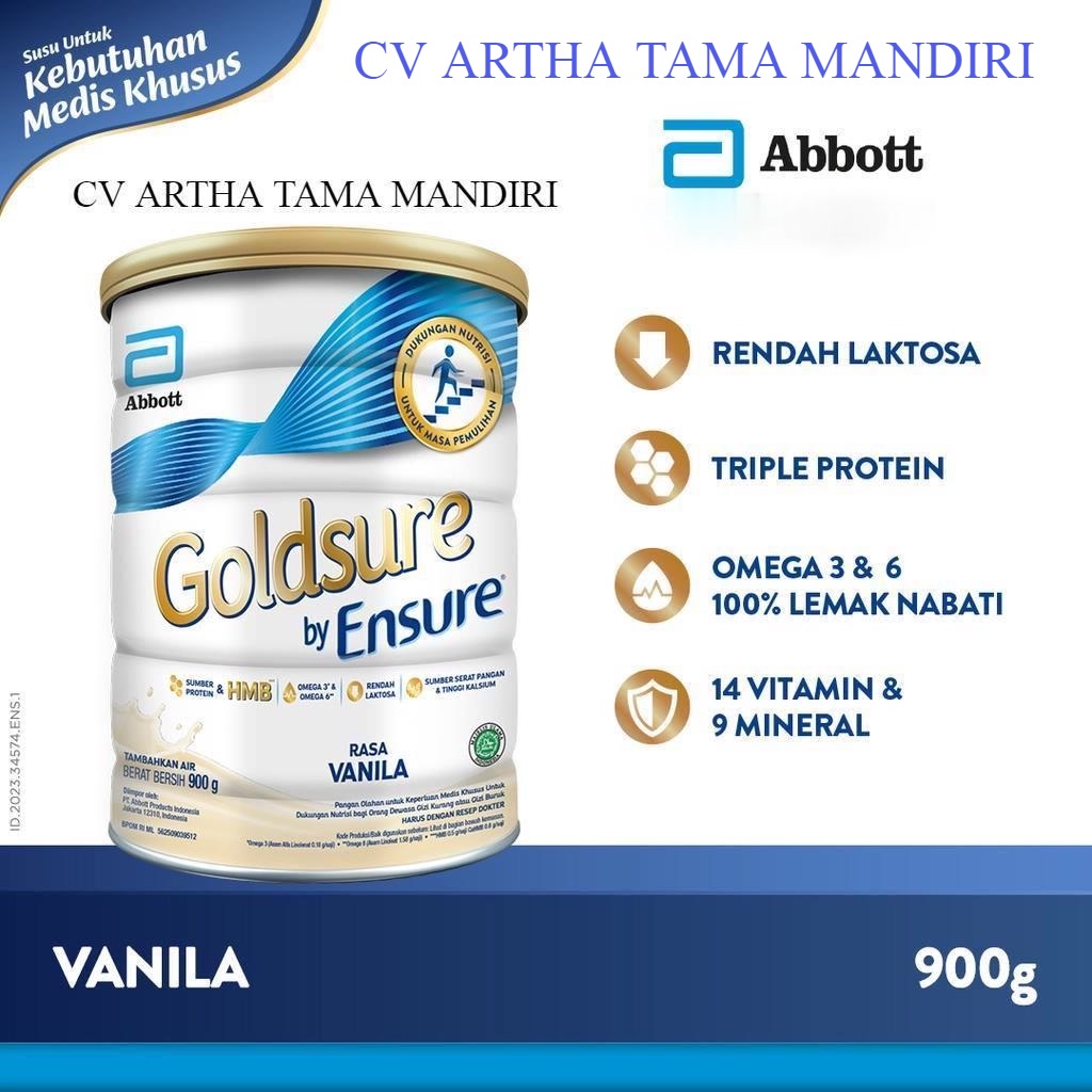 

【CATM】 Goldsure Vanila 900 g - Susu Nutrisi