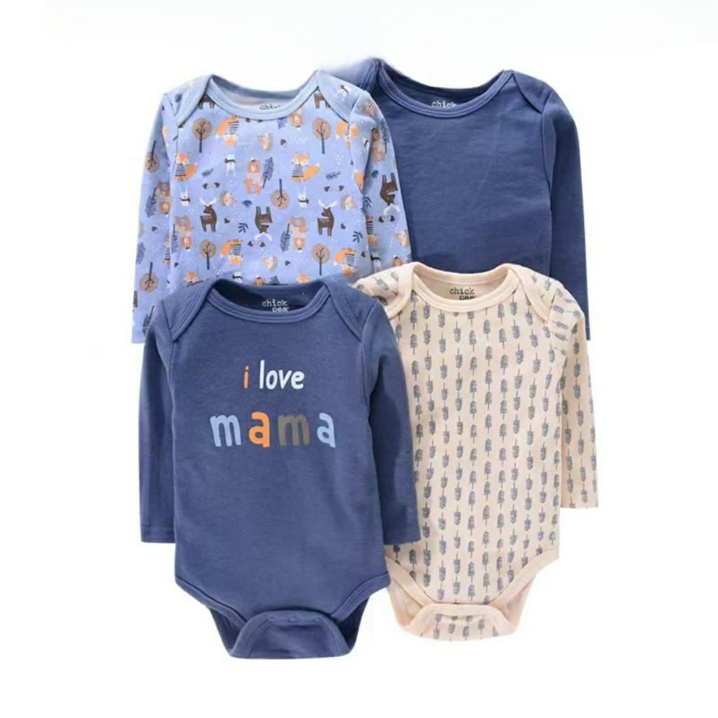 CL BODYSUIT LENGAN PANJANG 4IN1 / JUMPER BAYI