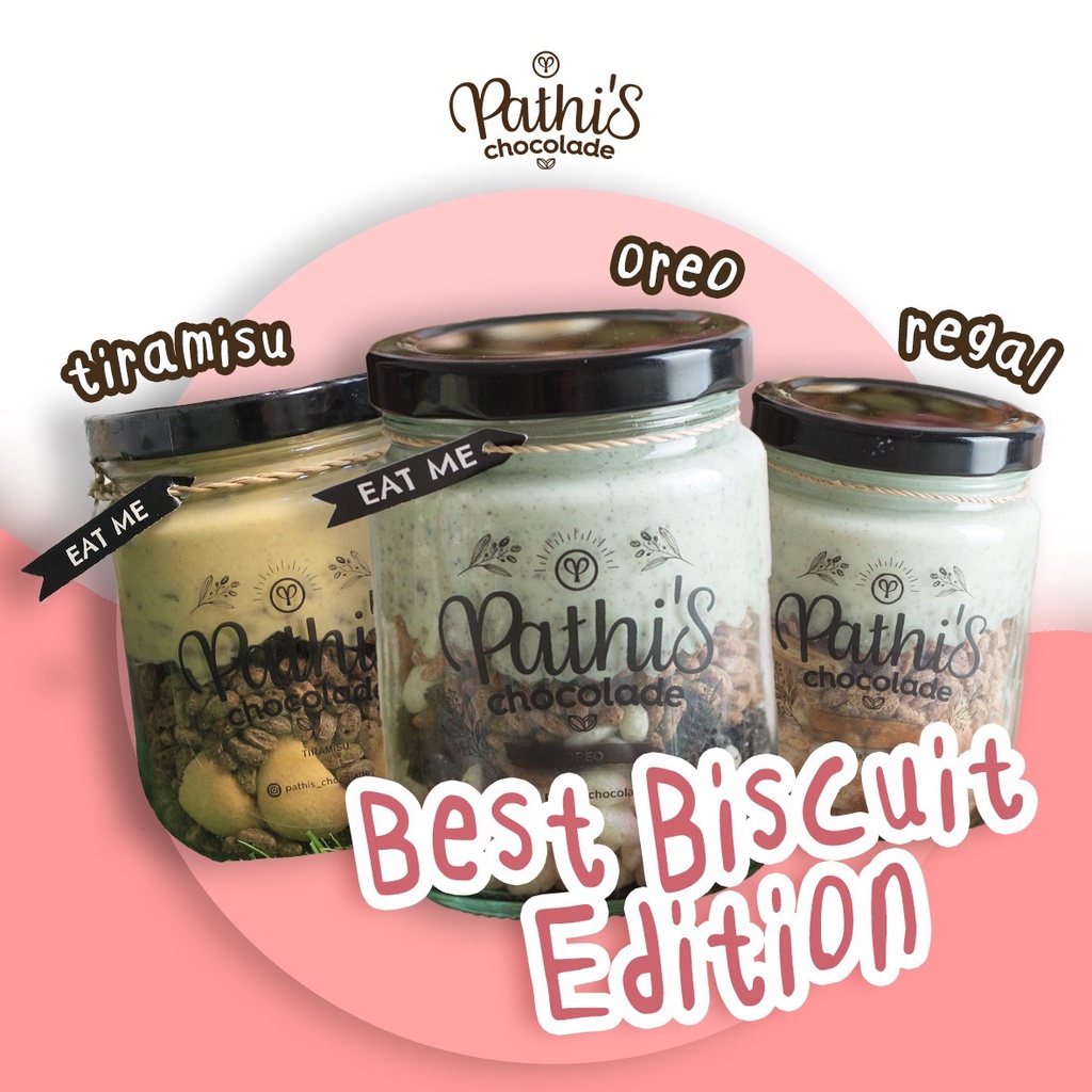 

BEST BISCUIT EDITION PATHI’S CHOCOLADE - BUNDLE CHOCO JAR OREO, REGAL, & TIRAMISU