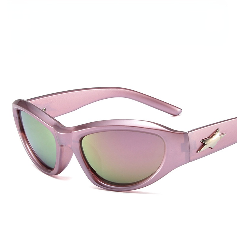 Aesthetic Shades Sunglasses UV400 Untuk Wanita/Pria Eyeglasses Colour