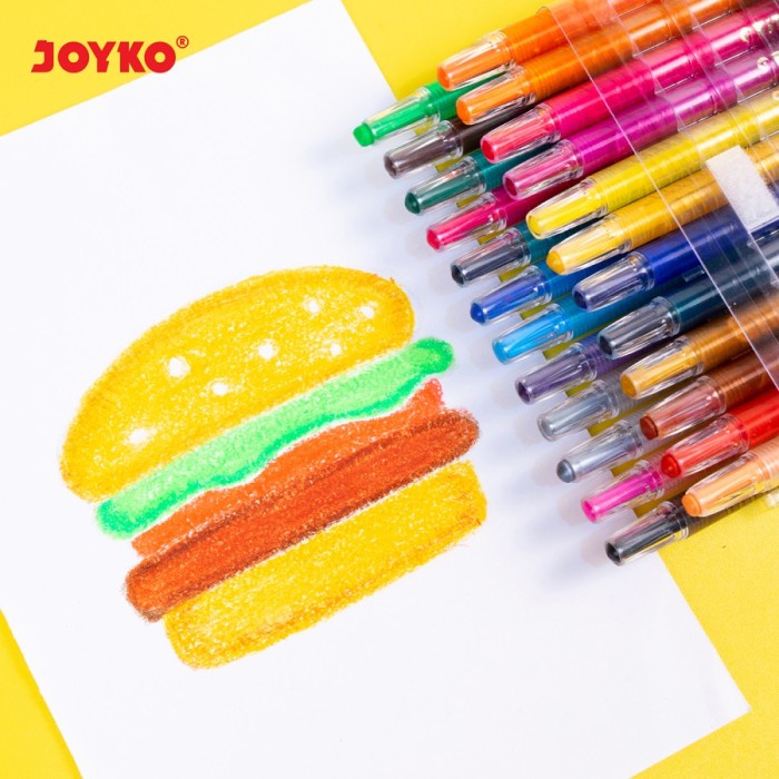 

Crayon TiTi Joyko Twist / Crayon Putar PANJANG 12 Warna