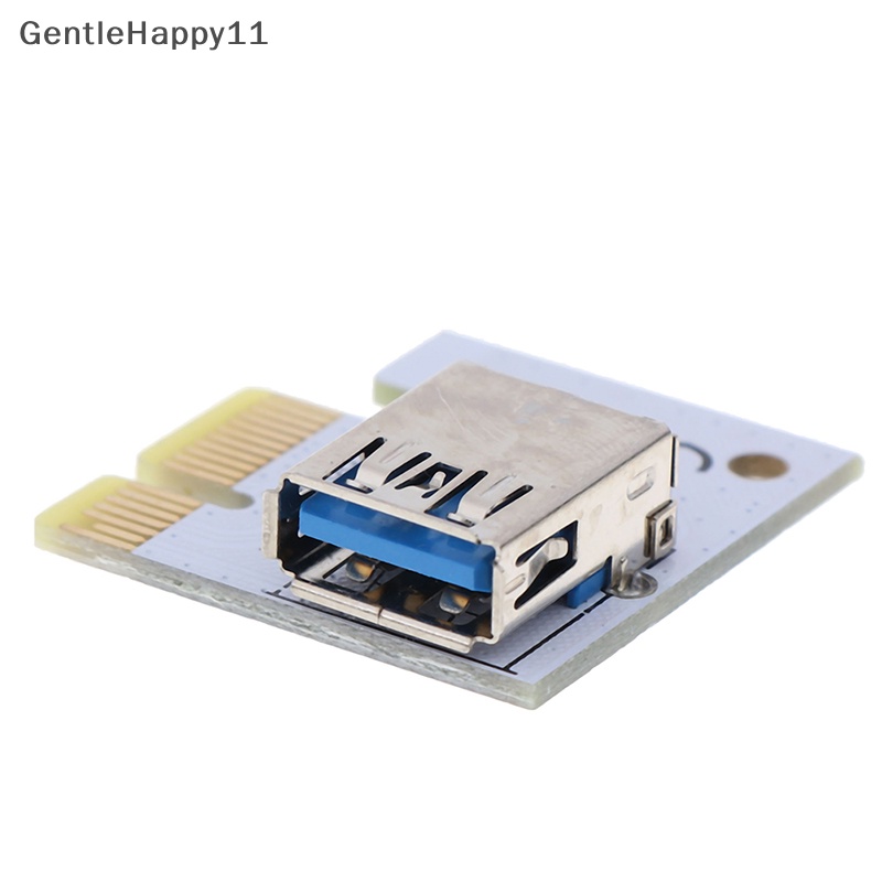 Gentlehappy USB 3.0 PCI-E 1X Ke 16X Kabel Ekstensi Pertambangan PCI-E Dipanjangkan Line Card Adapter id