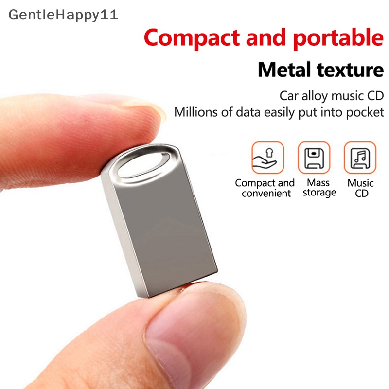 Gentlehappy Mini Usb 3.0 64GB-1/2TB Flashdisk Penyimpanan Data Memory Stick KeyRing id Kecepatan Tinggi