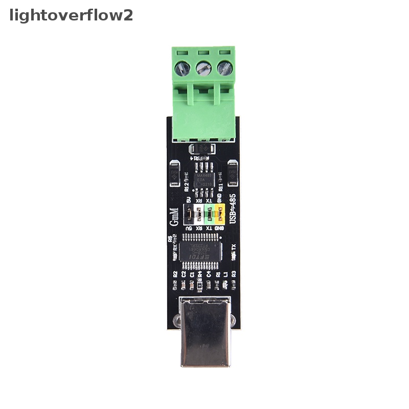 [lightoverflow2] Usb 2.0 Ke TTL RS485 Adaptor Konverter Serial Modul FTDI FT232RL SN75176 [ID]