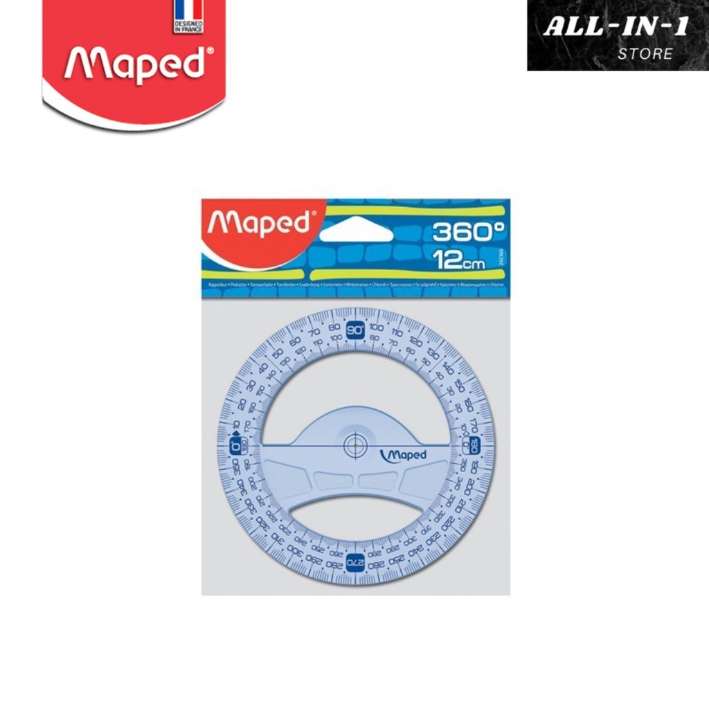 

Maped Penggaris Geometric 12 cm - 360 derajat
