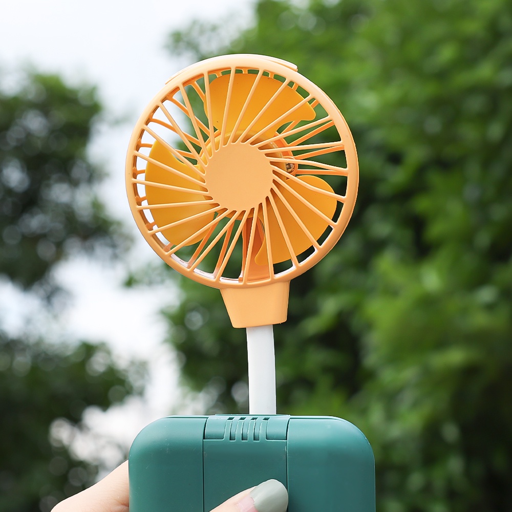 Kipas Angin Mini Fan Silent Angin Kencang360° Kipas Pengisian USB Yang Dapat Disesuaikan Musim Panas Indoor Outdoor Cooler Portable Alat Listrik Kecil