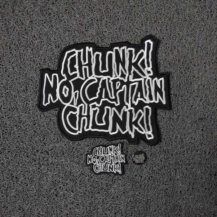 Patch band patch musik patch punggung satu set chunk no captain chunk