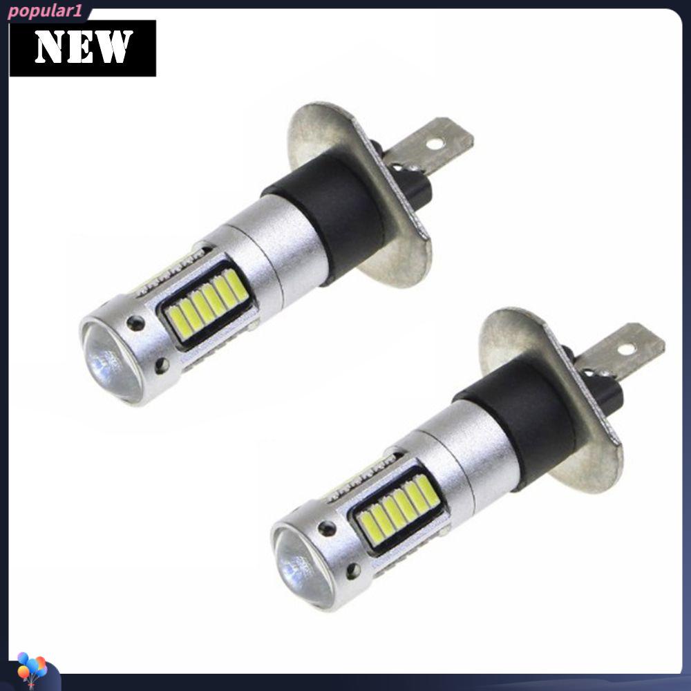 Populer 2pcs Lampu Kabut Mobil 6500K LED Interior Super Terang DRL