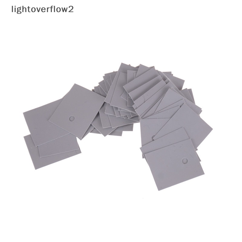 [lightoverflow2] 50pcs TO-247 Transistor Silicone Insulator Isolasi Lembaran 20 * 25mm [ID]