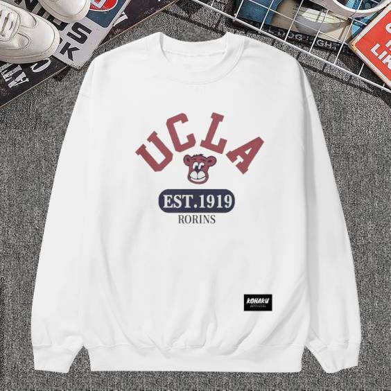 Crewneck sweater premium unisex pria dan wanita original quality size M-XL UCLA