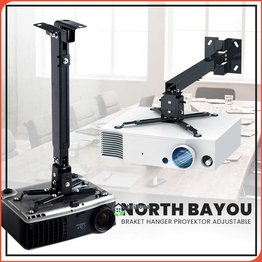 NORTH BAYOU Braket Hanger Proyektor Adjustable Universal - NB-P1