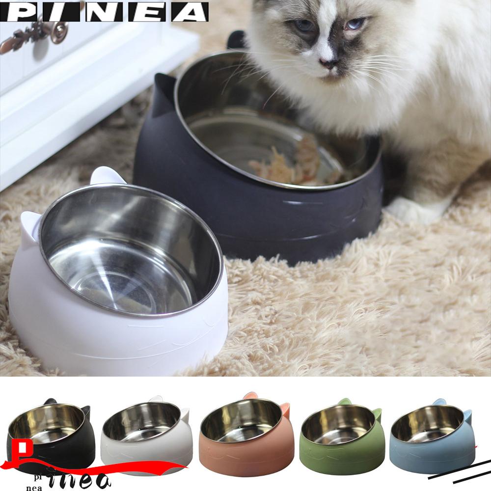 Mangkuk Makan Nanas Perlengkapan Hewan Peliharaan Stainless Steel Puppy Feeder Water Food Dish