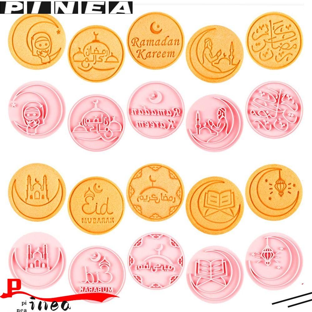 Nanas 10pcs/set Eid Mubarak Kue Kering Dekorasi Ramadhan Mubarak Islam Muslim Festival Cookie Cutter