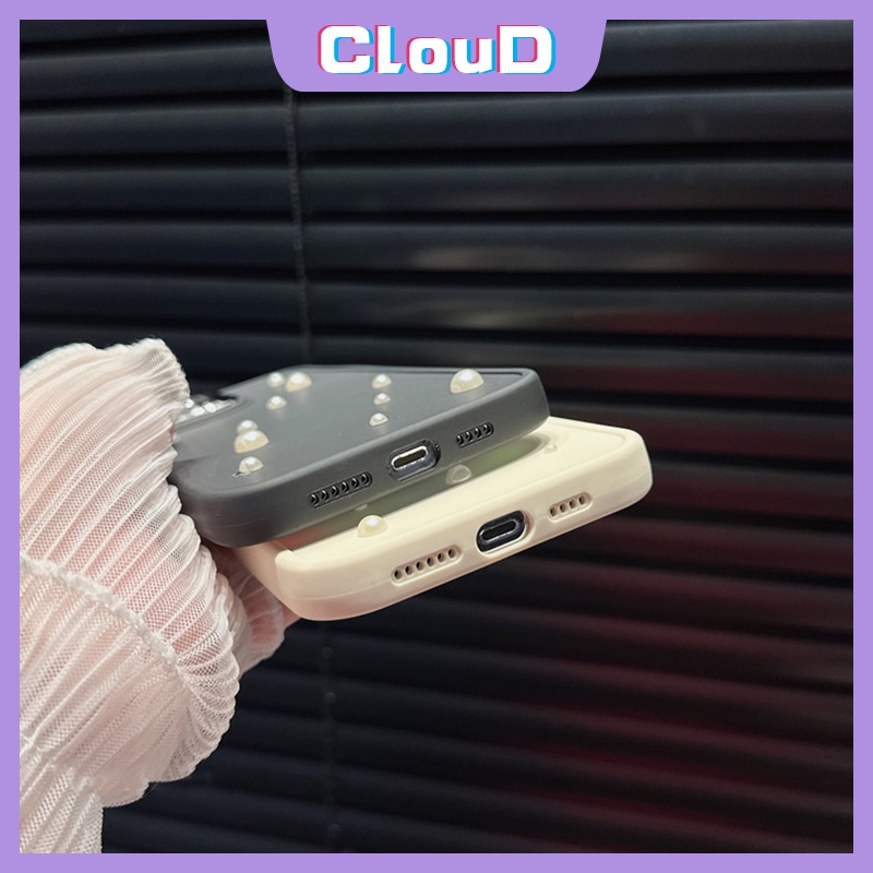 Casing Plating Mewah Langit Berbintang Romantis Kompatibel untuk IPhone 11 Pro MAX 7 8 Plus XR X 7plus 13 14 12 Pro MAX 8plus XS MAX 3D Pearl Electroplate Shockproof Soft TPU Cover