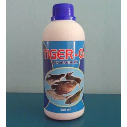 JUAL TIGER O2 500ml OBAT PENJERNIH AIR KOLAM AQUARIUM IKAN LELE KOI HIAS DISTRIBUTOR ASLI TAMASINDO