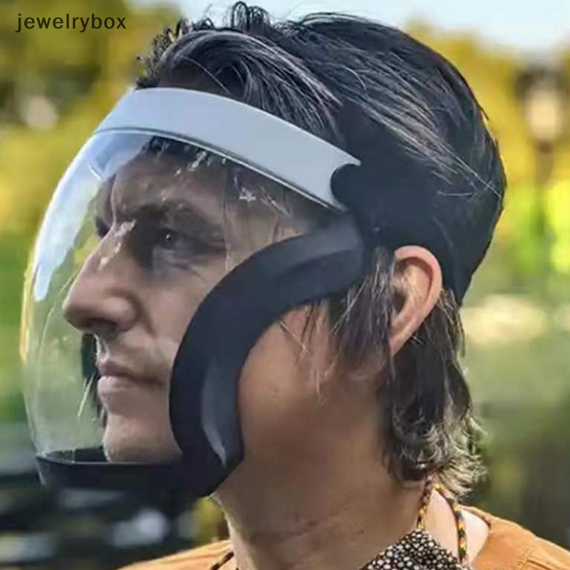 [jewelrybox] Topeng Las Full Face Dapur Transparan Perisai Facial Penutup Kepala Anti Kabut Butik