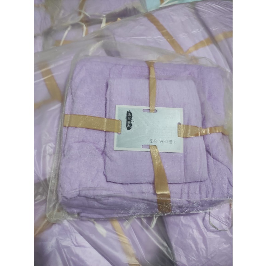 (VCM) HANDUK BULU KARANG PREMIUM IMPORT Handuk Hotel Import 1 Set Ukuran Handuk Mandi