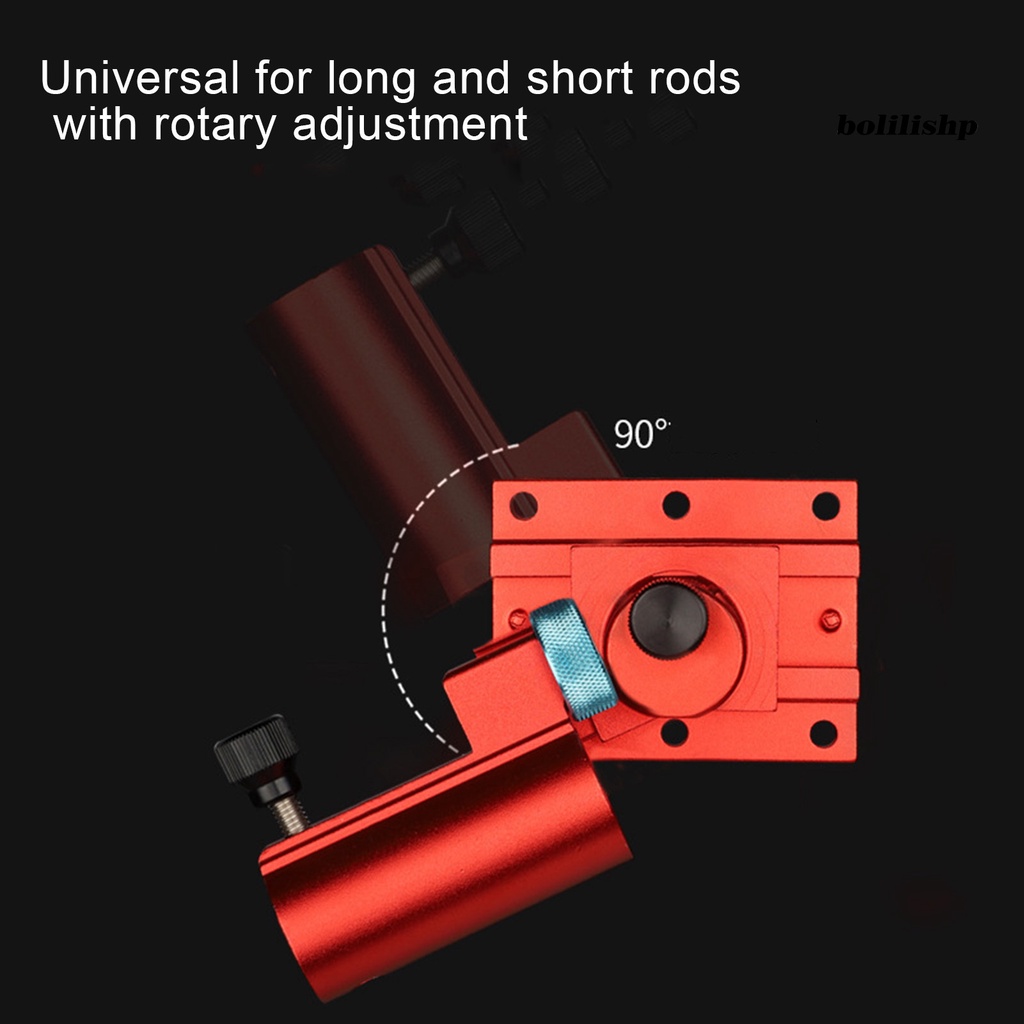 Bo-fishing Rod Holder Adjustable Rotatable Anodizing Anti-Karat Heavy Duty Strong Load-bearing Aluminium-magnesium Alloy Kotak Pancing Dipasang Menopang Pancing Alat Pancing