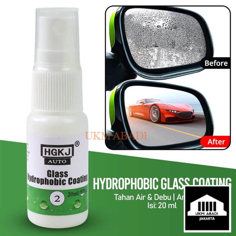 Semprotan Hydrophobic Glass Coating Waterproof Liquid 20ml HGKJ 2