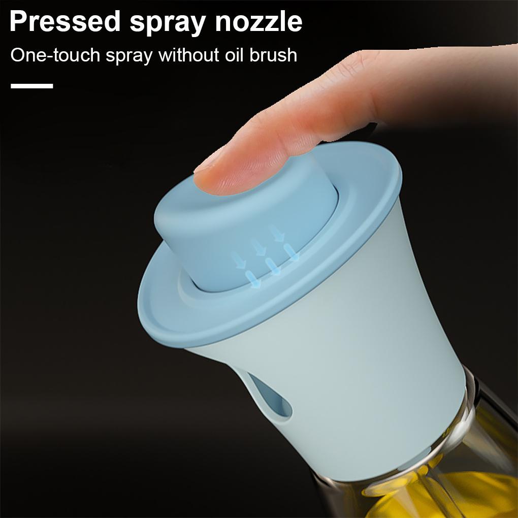 Botol Sprayer 180ml Push-type Dispenser Masak Dapur Kaca Barbekyu