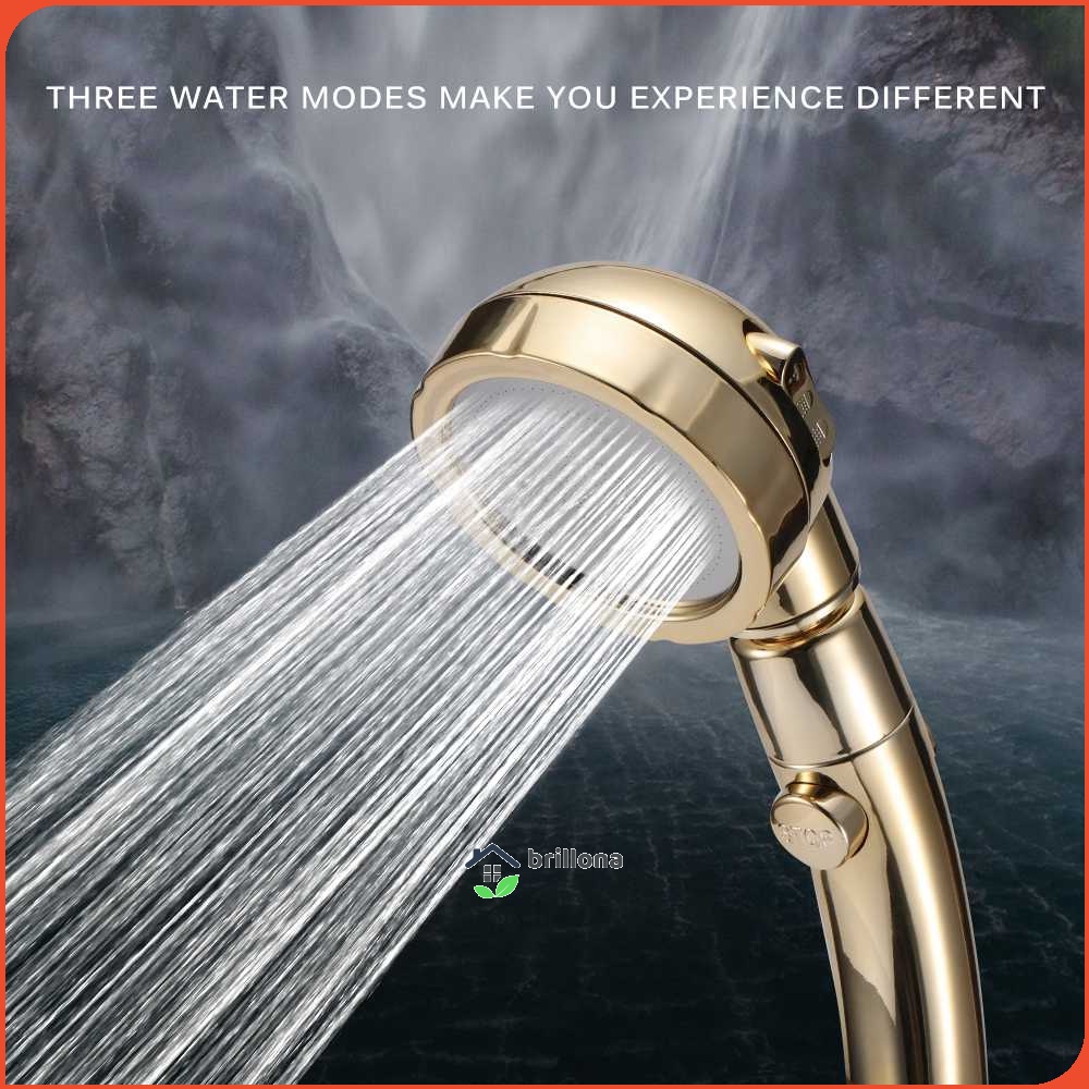 BAKALA Kepala Shower Mandi Rotating With 3 Mode Pressure - BR-2223