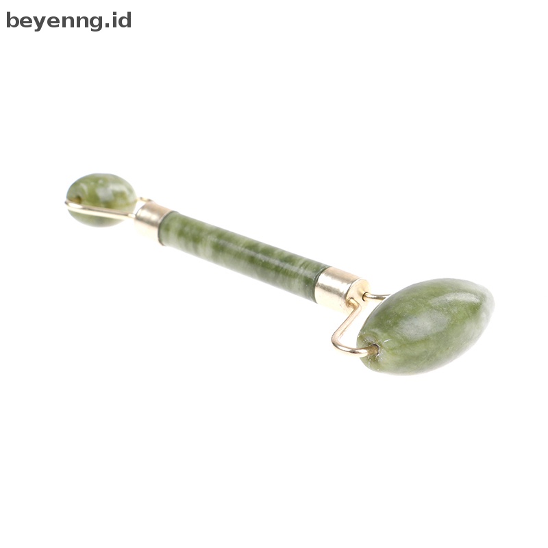 Beyen 1pc roller Pijat spa Wajah Tubuh Pijat Wajah Batu Giok Terapi anti-aging  Id