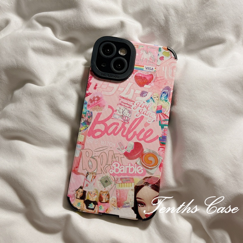 IPHONE Kompatibel Untuk Iphone14 13 12 11 Pro Max X XR Xs Max7 8 6 6s Plus SE 2020 2023 Gaya Anak Perempuan Fashion Girl Pattern Phone Case Back Cover